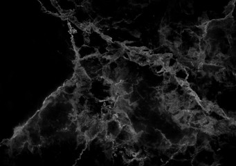 Black marble texture in natural pattern with high resolution for background and design art work. Black stone floor.