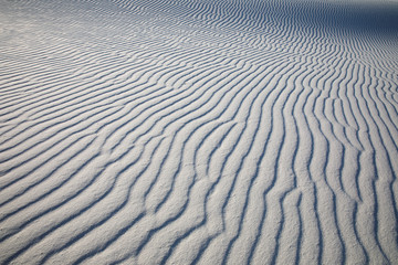 Gypsum Dunes at White Sands in New Mexico