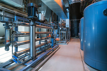 Water filters in the power station