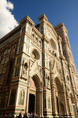 Fototapeta premium Cathedral of Santa Maria del Fiore in Florence, italy. 