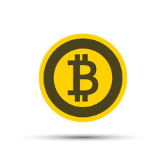 Bitcoin flat.logo finance