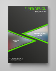 Abstract brochure design. Flyer design business  vector template. Eps 10