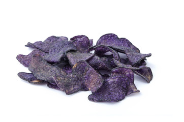 Vitelotte, blaue Kartoffelchips