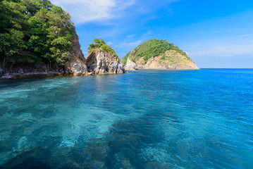 Fototapeta na wymiar Beautiful island in north andaman sea,clear water,summer vacation
