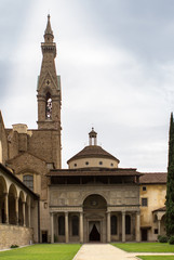 Fototapeta na wymiar Basilica di Santa Croce in Florence