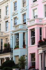 Obraz premium Notting Hill houses in London, UK
