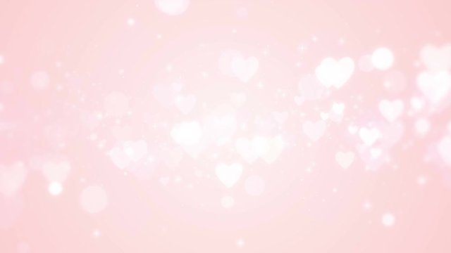 Valentine love background, looped