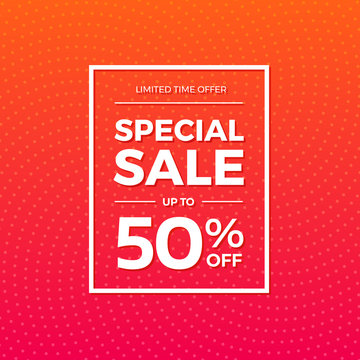 Special Sale 50% Off Label