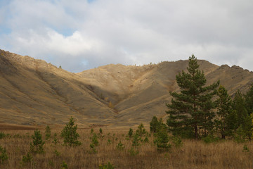 The foot of the ridge 