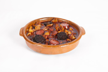 Tapa callos con morcilla y chorizo