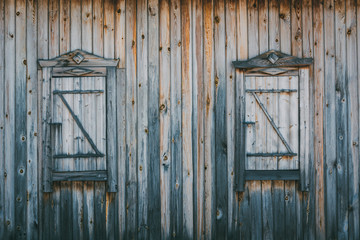 Old wooden Windows
