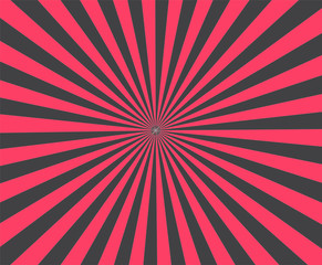 modern stripe rays red background. vector burst illustration. abstract background red color.