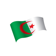 Algeria flag, vector illustration