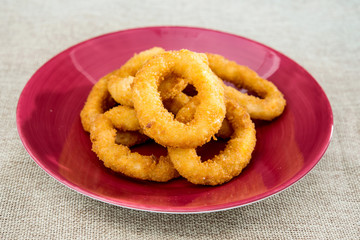 Fast food Homemade Crunchy Fried onion rings