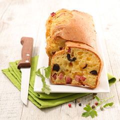 ham and olive cake