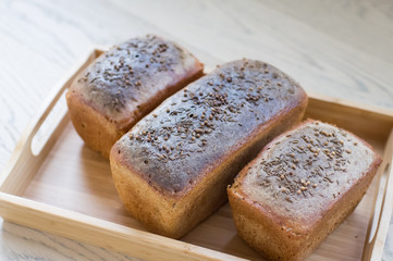 Homemeade rye bread