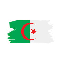 Algeria flag, vector illustration