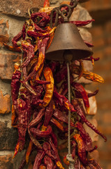 Old Ship's bell as a detail of interior