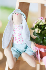 Easter bunny stuffed toy