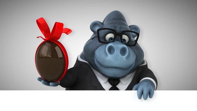 Fun gorilla - 3D Animation