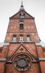 Fototapeta na wymiar Sankt Marien or Saint Mary church facade