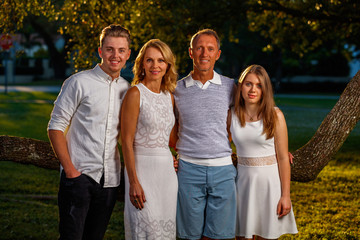 Outdoor family portrait