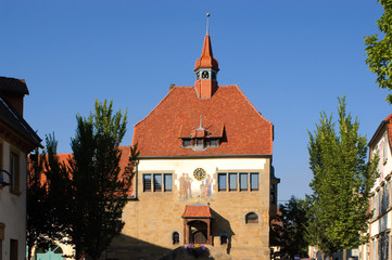 Obraz premium Rathaus in Östringen-Odenheim