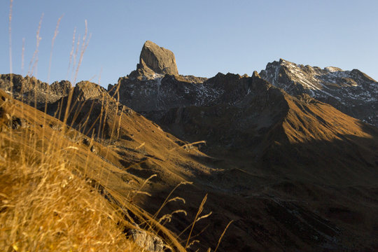 Pierra menta un soir d'automne coucher de soleil