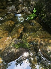 Obraz premium rock river surface