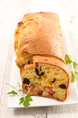 ham and olive cake