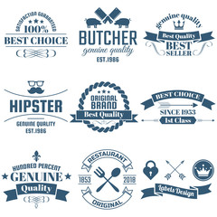 Vintage Retro Vector Logo for banner
