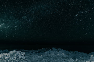 Night Long Exposure of the Stars