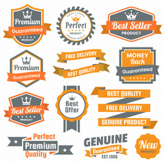 Vintage Retro Vector Logo for banner