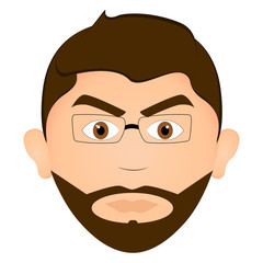 Angry man avatar