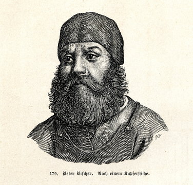 Peter Vischer the Elder, German sculptor (from Spamers Illustrierte Weltgeschichte, 1894, 5[1], 416)