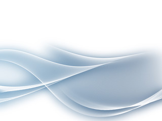      Blue soft abstract business graphic wave background 