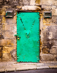 old rundown door
