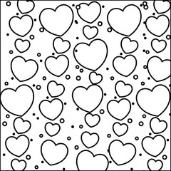 Hearts pattern background