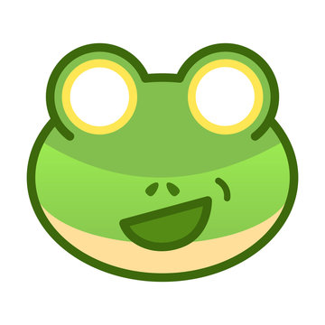 Shocked frog expression