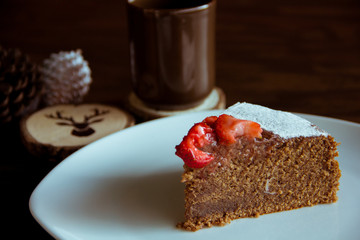 Homemade chocolatte cake
