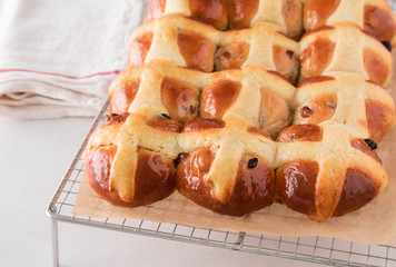 Hot cross buns.