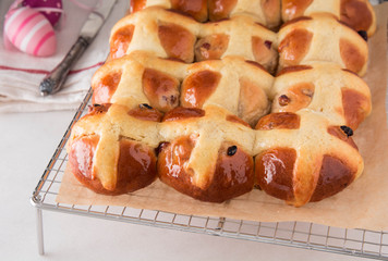 Hot cross buns.