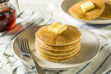 Sweet Homemade Stack of Pancakes