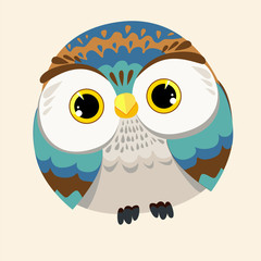 Owl Vector Illustration