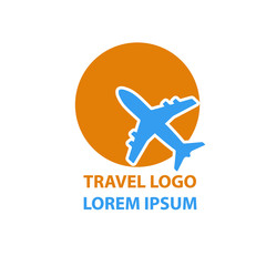 Air travel logo template. Travel logo