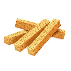 Slice of dry bread