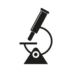 Microscope science icon