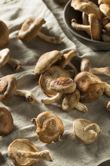 Healthy Organic Fresh Shiitake Mushrooms