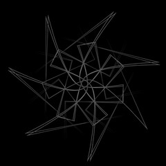 Holiday patterns of stars of snowflakes and flowers for gifts