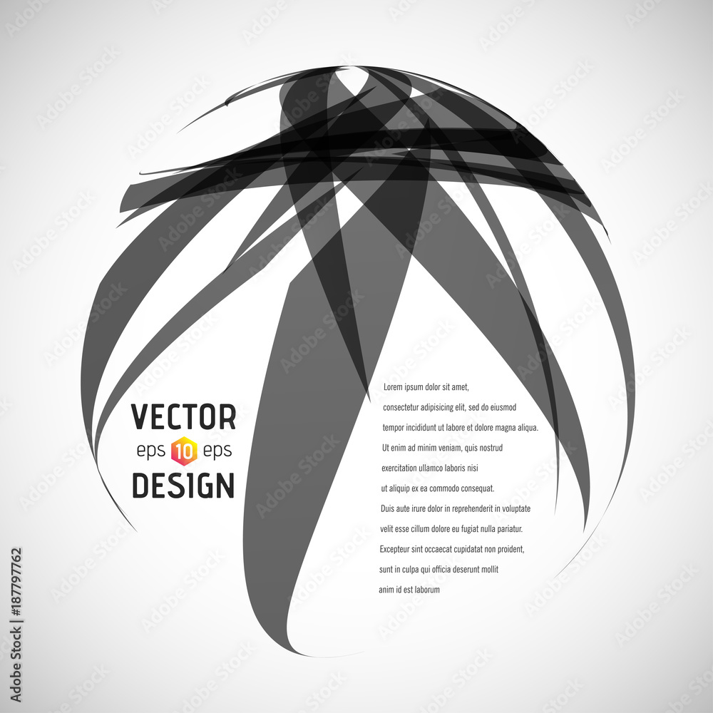 Aufkleber abstract vector background